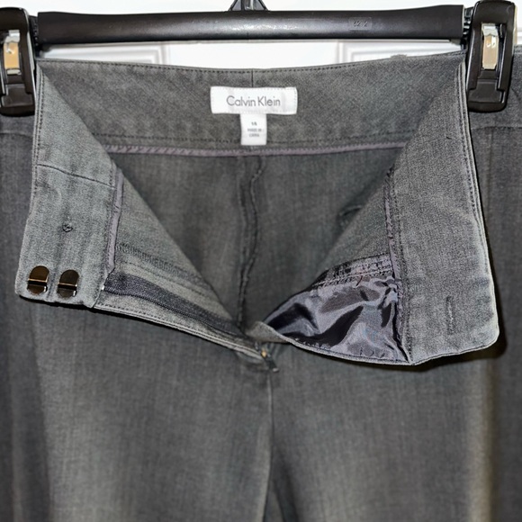 CALVIN KLEIN Women’s Gray suit pants/slacks - Picture 6 of 7